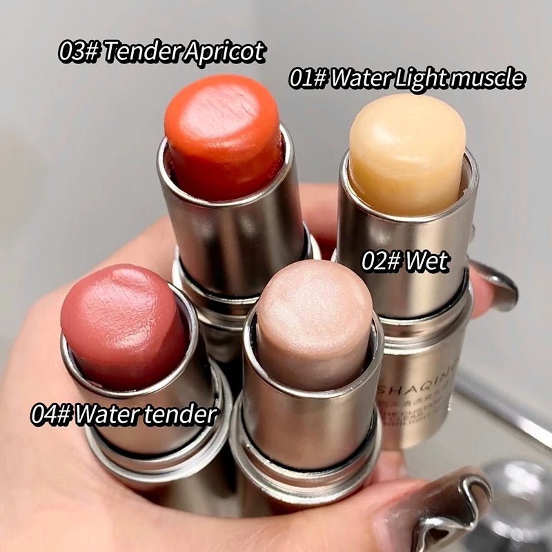 Korean Creamy Blush Stick – Glossy Moisturizing Glow | 7g