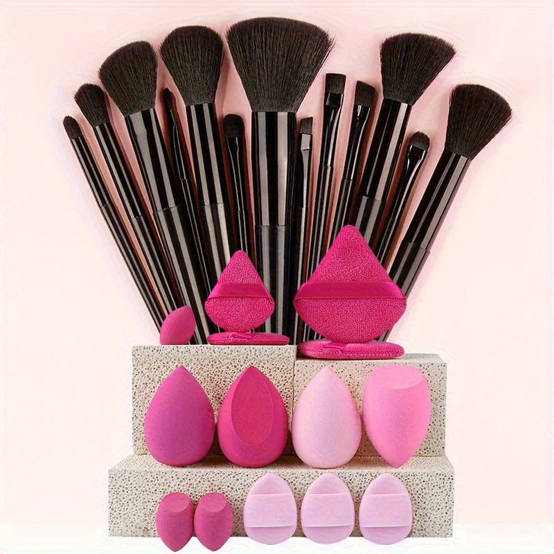 VANDER LIFE 8–29Pcs Professional Makeup Brush Set | Travel Kit