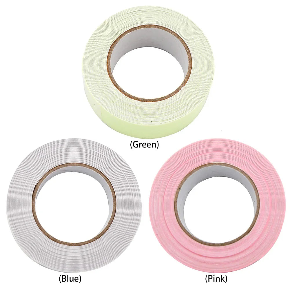 New Adhesive Fluorescent Tapes Luminous Tape Waterproof Self-adhesive Glow Sticker Fluorescent Warning Tapes Safety Supplies Peaceful Pleasures Health and Wellness