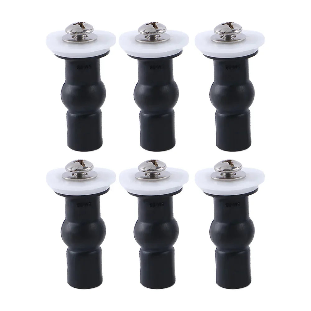 Toilet Seat Bolt & Nut Replacement Kit | Rubber, Brass & Steel