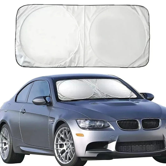 Car Windshield Sun Shade Car Sunshade Cover Visor Protector Interior Anti UV Sun Windscreen Folding Parasol Auto Accessories Peaceful Pleasures Health and Wellness