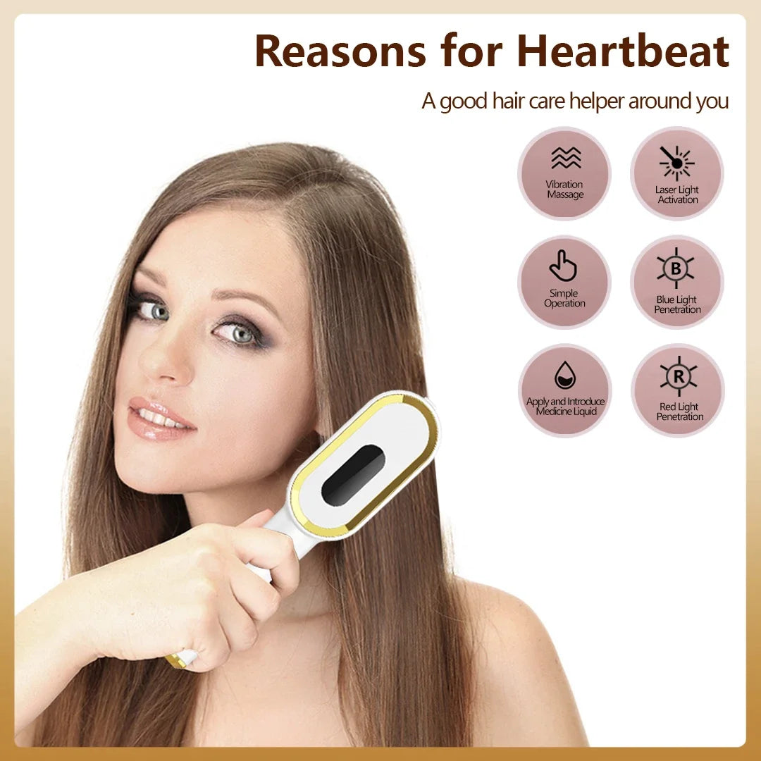 MagCellapy Hair Growth Comb | Red Light Therapy & Vibration
