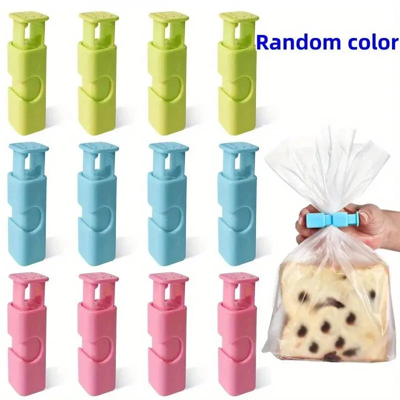 10pcs Food Sealing Clips, Snack Bag Clips, Moisture-proof Fresh-keeping Clips, Plastic Bag Sealing Clips Peaceful Pleasures Health and Wellness