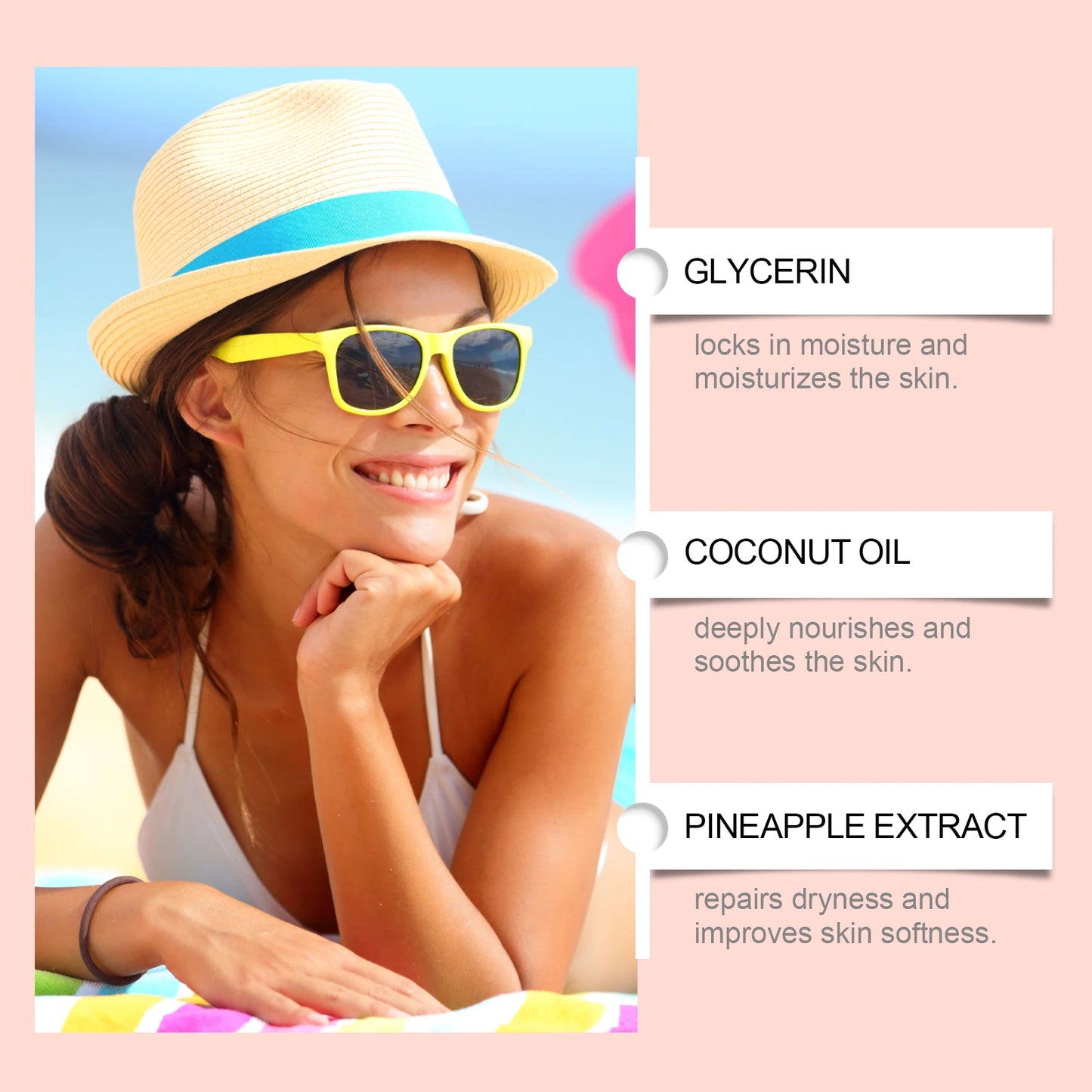 OceAura Self Tanning Lotion – Sunless Bronzer with Coconut Oil