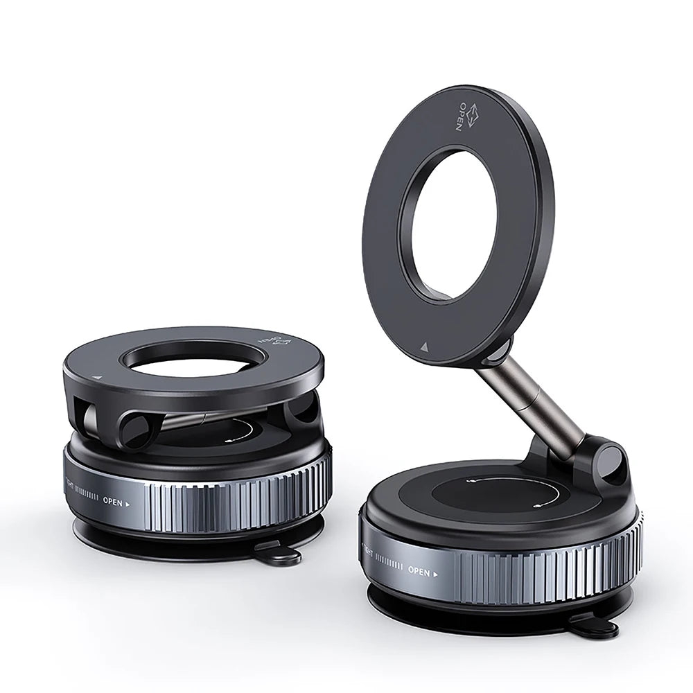 Magnetic Car Phone Holder 360° Suction Cup Dashboard Mount