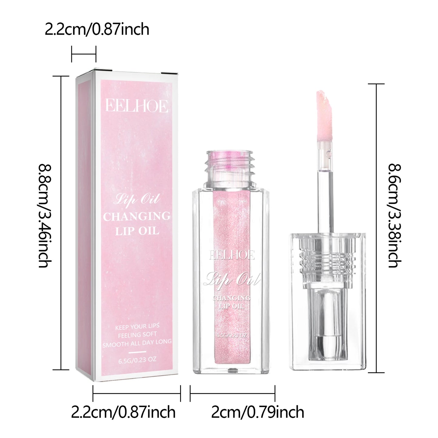 Color Changing Lip Oil – Hydrating & Smoothing Lip Treatment