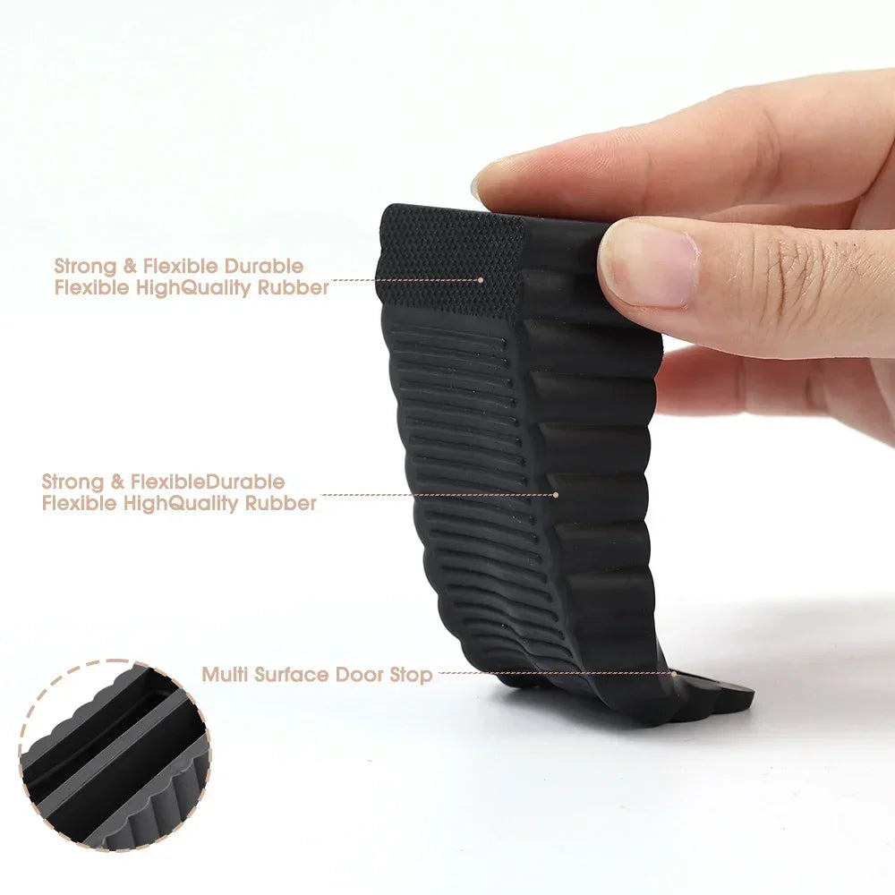 Reusable Door Stops Rubber Door Stoppers Safety Bumpers Home Improvement Offices Storms Rear Retainers Stopper Front Stoppper Peaceful Pleasures Health and Wellness