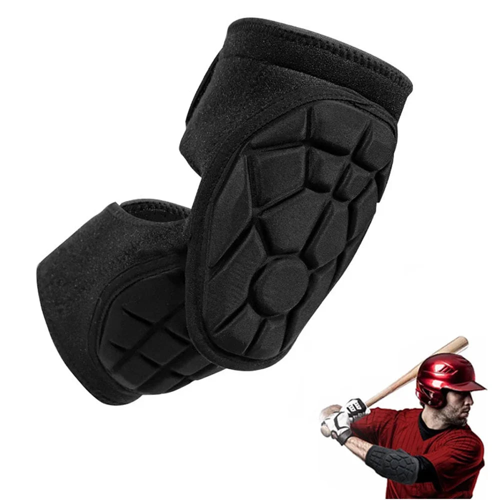 Baseball Elbow Guard for Youth & Adult - Arm Brace for Batting, Softball Impact Protection - Adjustable Forearm Sleeve Support Peaceful Pleasures Health and Wellness Black-1PCS