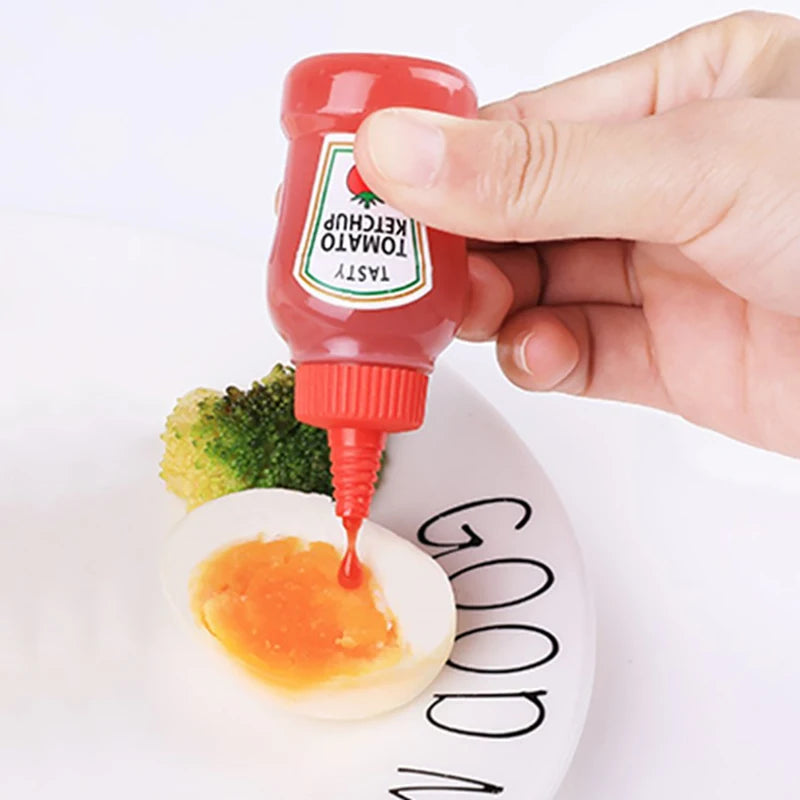 Mini Sauce Bottles for Bento Lunch Box | 25ml Condiment Jars