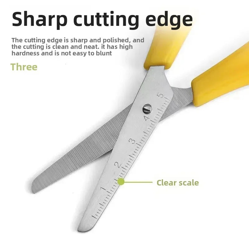Graduated Safety Scissors with Ruler – Student & DIY Crafts