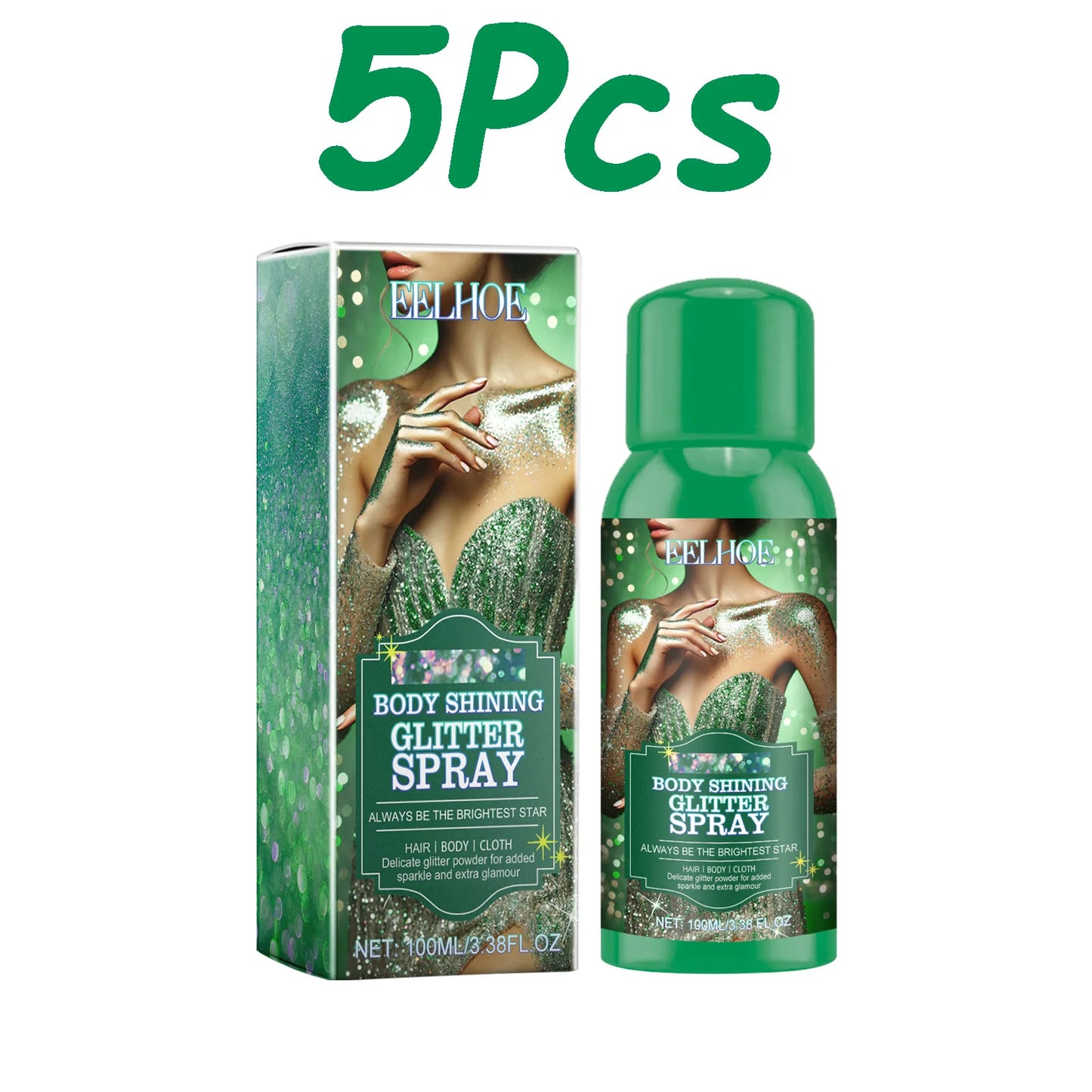 Glitter Highlighter Spray – Hair, Body & Clothes | 100ml
