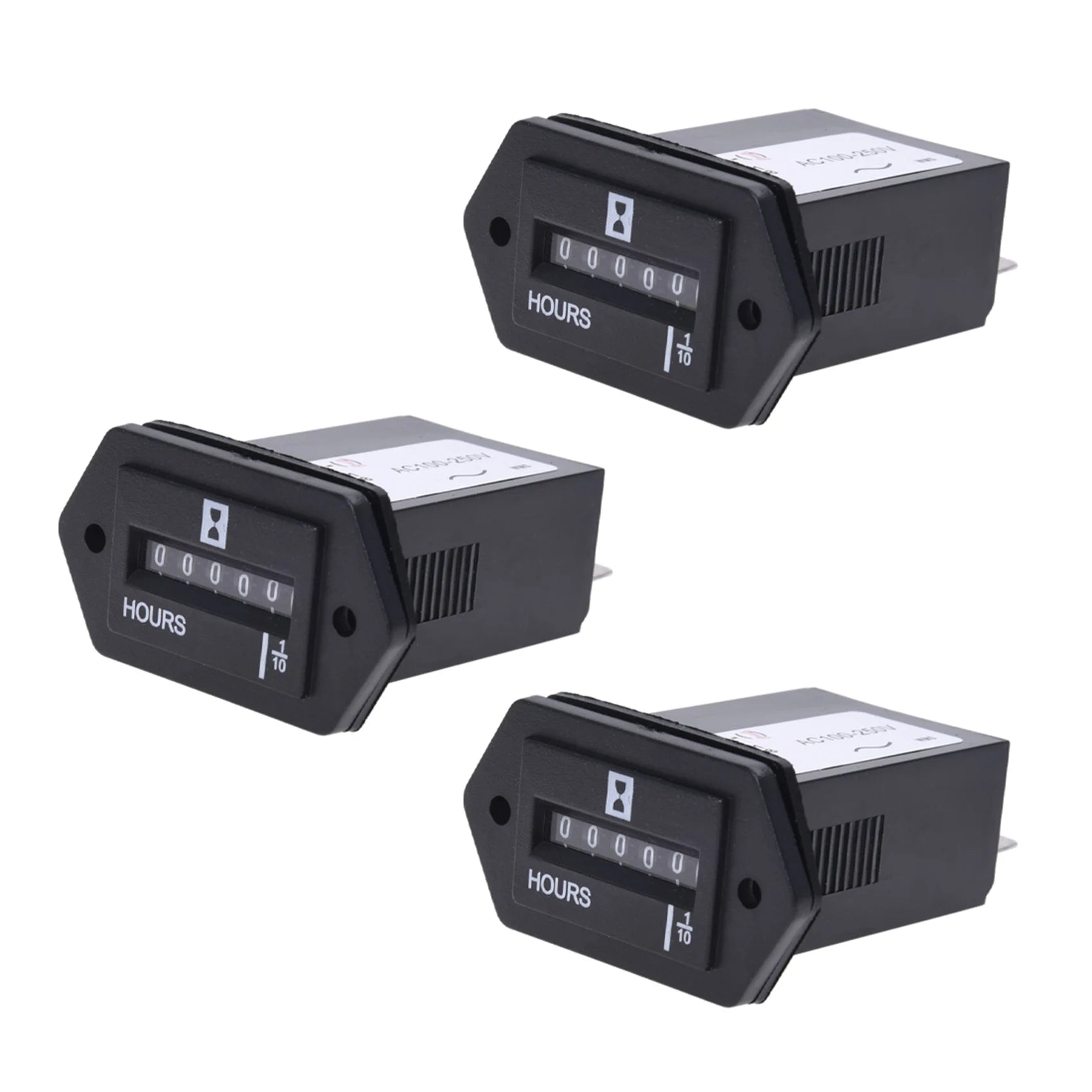 A36T-3X AC100-250V Electromechanical Hour Meter Counter Peaceful Pleasures Health and Wellness