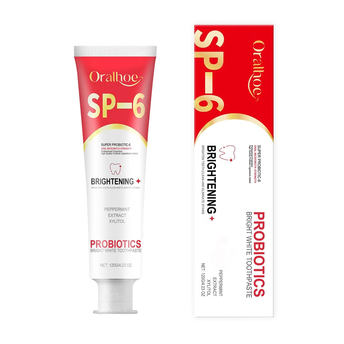 Oralhoe SP-6 Probiotic Whitening Toothpaste | Stain Remover