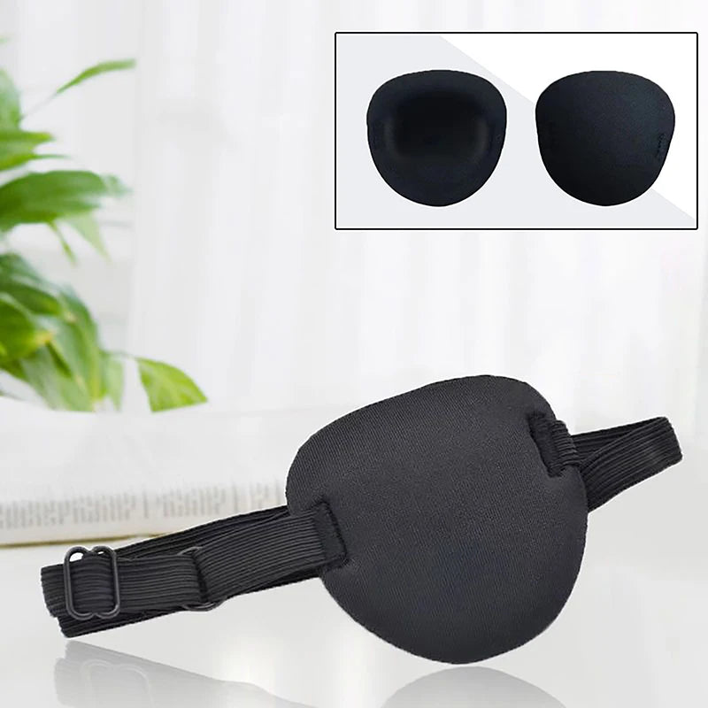 1 Pcs Eye Patch Eye Patches For Adults Adjustable Soft Amblyopia Lazy Eye Patches For Left Or Right Eyes, For Adults And Kids Peaceful Pleasures Health and Wellness