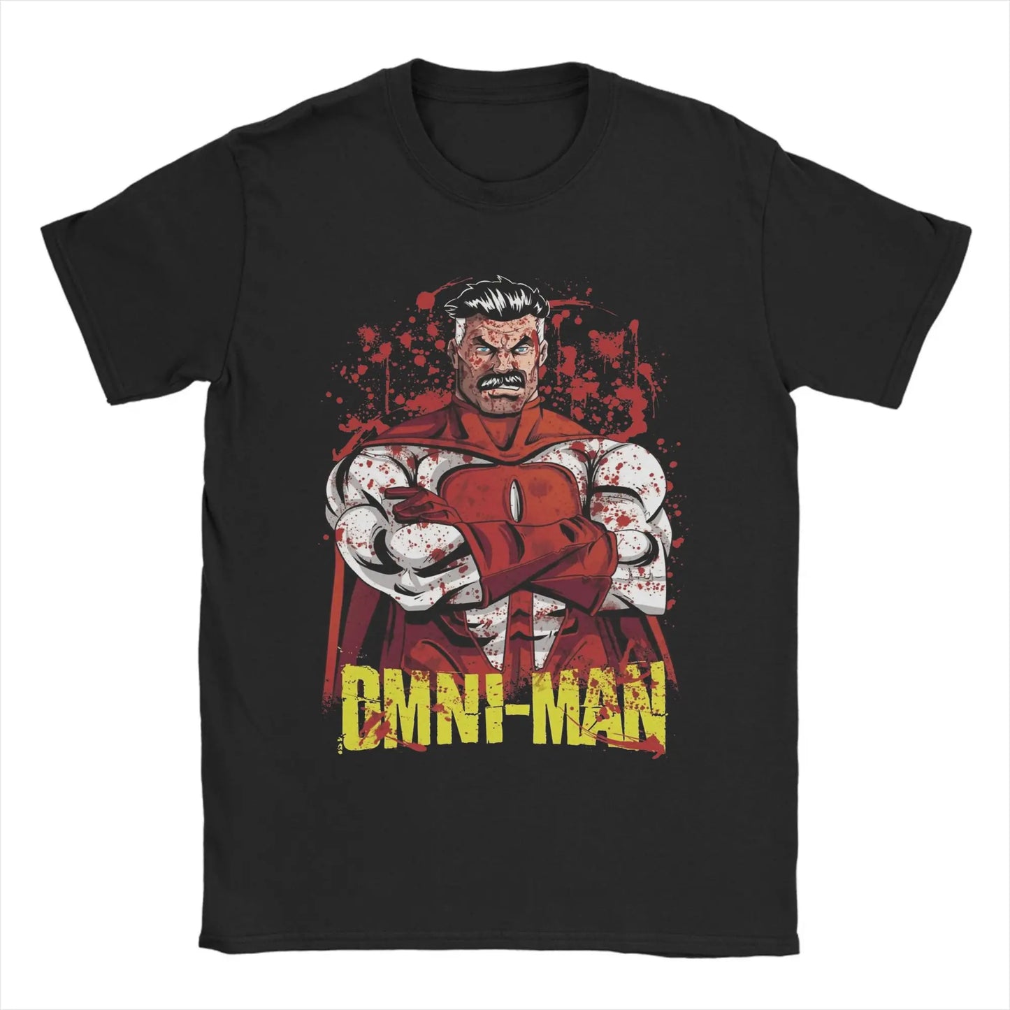 Oversized T-Shirt Summer Invincible Hip Hop T Shirts Omni Ma 100% Cotton Tshirt for Man Y2K Funny Design Short Sleeve Clothes Peaceful Pleasures Health and Wellness