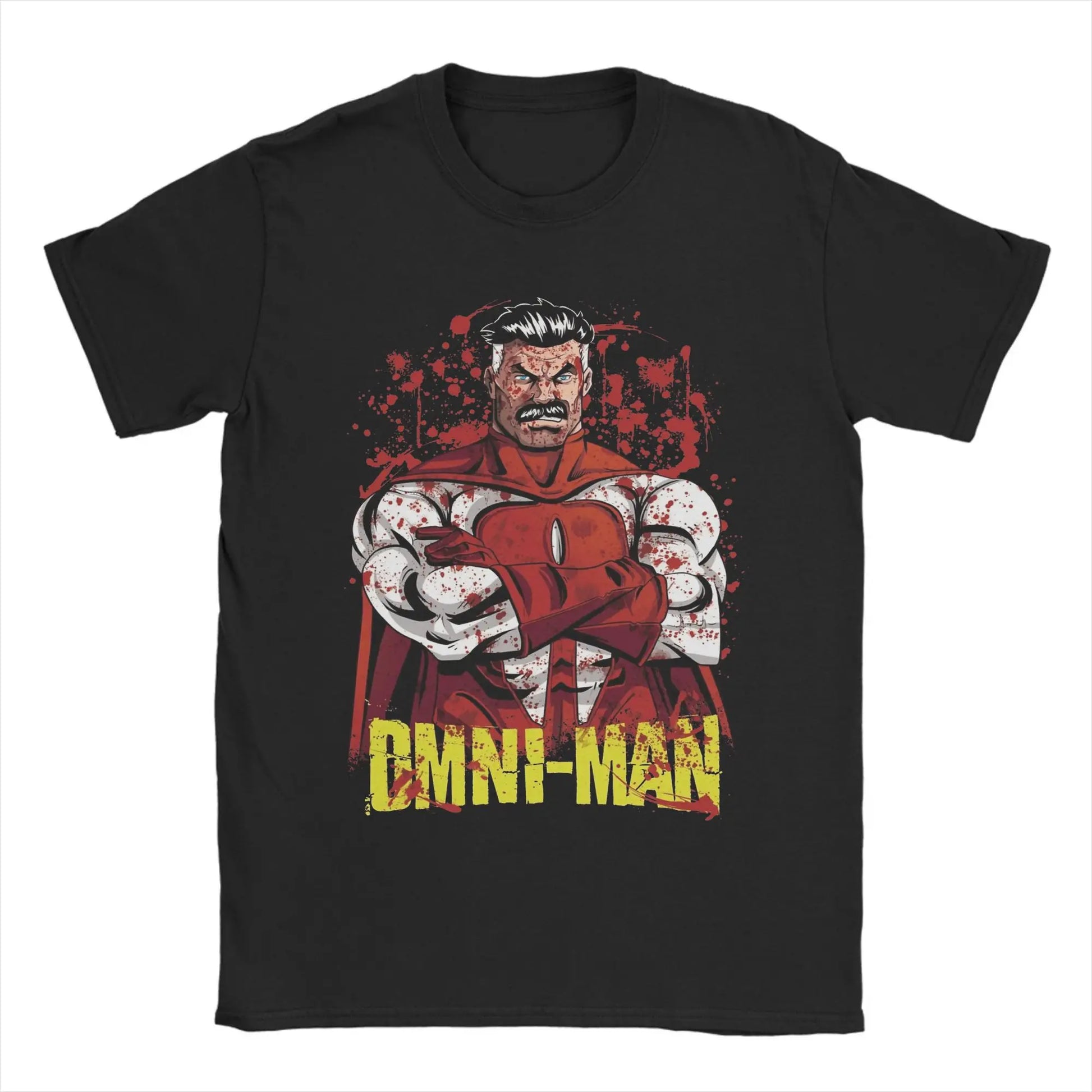 Oversized T-Shirt Summer Invincible Hip Hop T Shirts Omni Ma 100% Cotton Tshirt for Man Y2K Funny Design Short Sleeve Clothes Peaceful Pleasures Health and Wellness