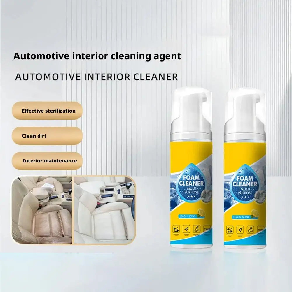 100/150ml Powerful & Multipurpose Car Interior Foam Cleaner All Purpose Rinse Foam Cleaner Spray Deep Penetration Rich Cup Peaceful Pleasures Health and Wellness