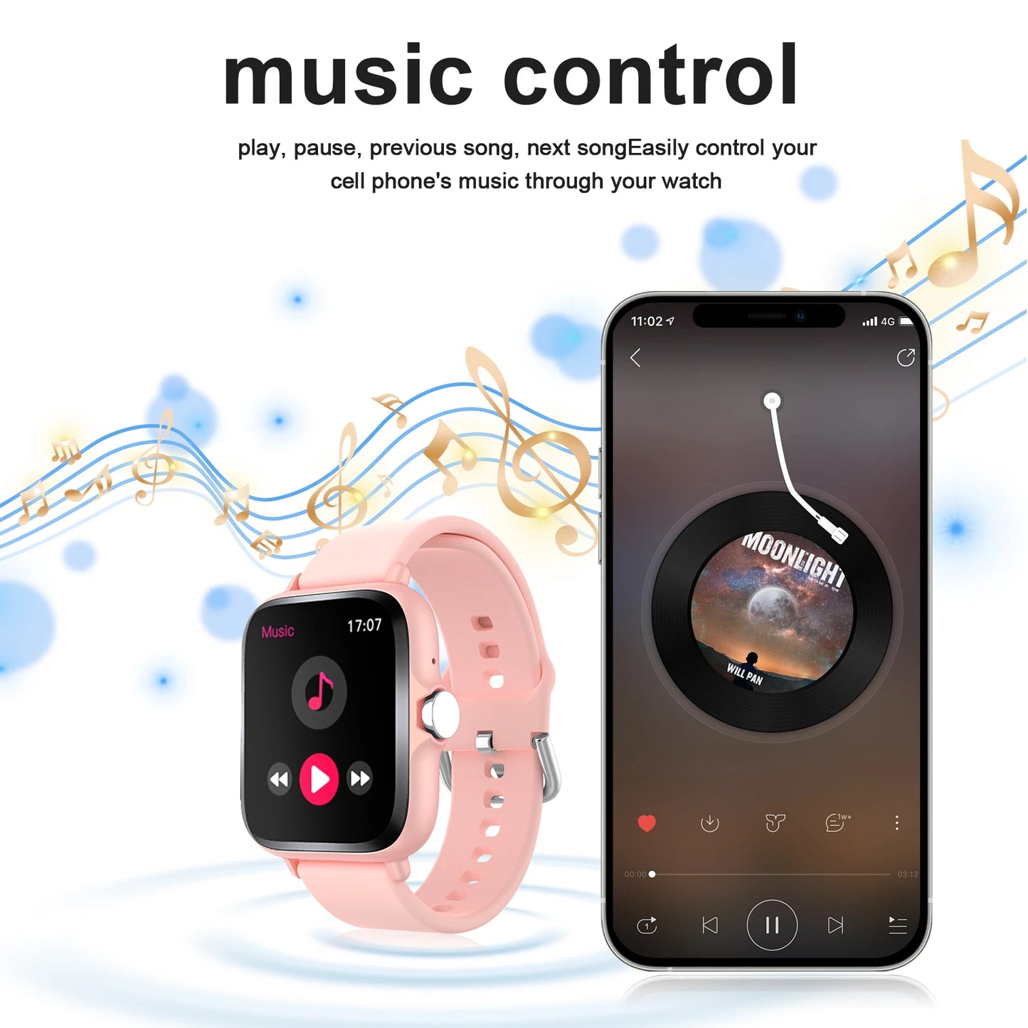 LOMAXFR Smart Watch – Wireless Calling & Multi-Sport Fitness