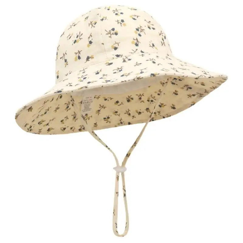 Baby Cotton Bucket Sun Hat UPF50+ | Infant Boys & Girls 6-12M