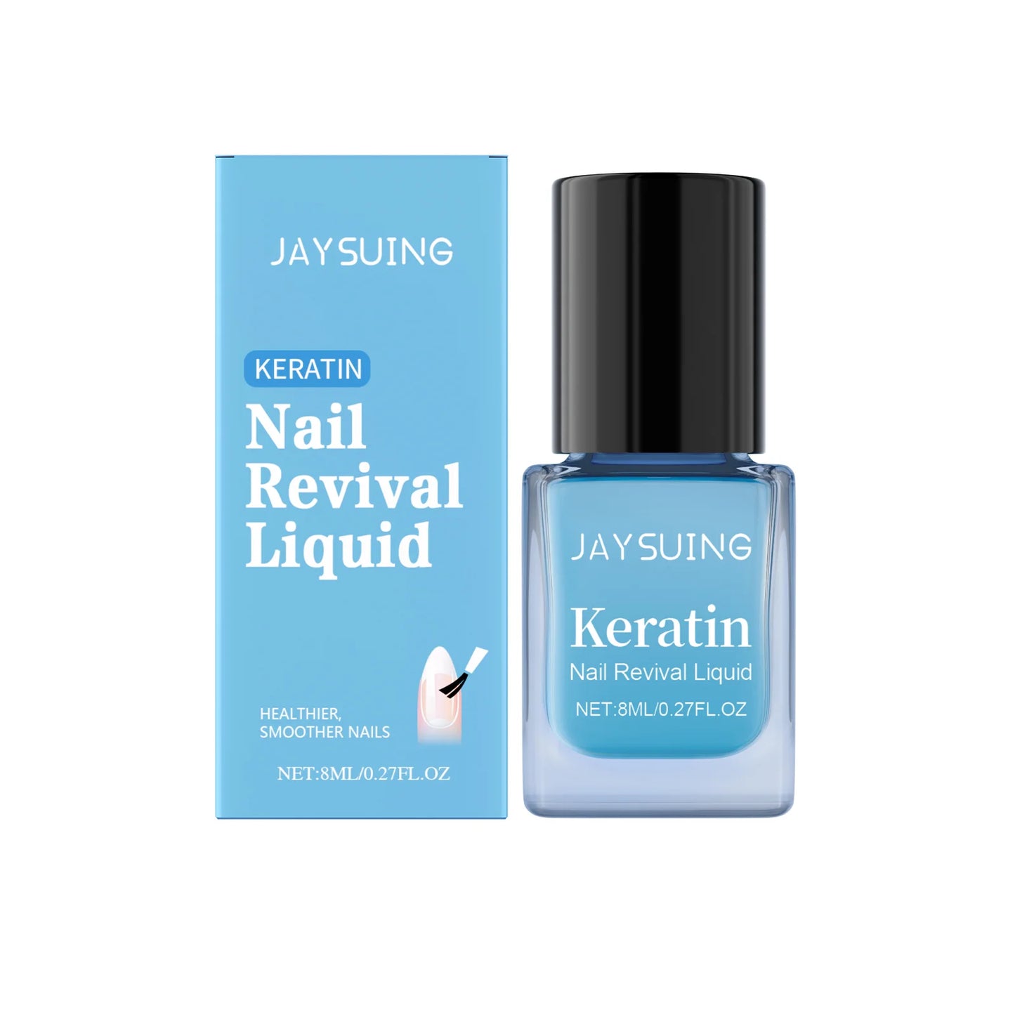 Hyaluronic Acid Nail Strength Oil Deep Nourish Repair Dry Brittle Cuticle Smooth Nail Surface Reduce Crack Mild Nail Cuticle Oil Peaceful Pleasures Health and Wellness 8ml Boxed