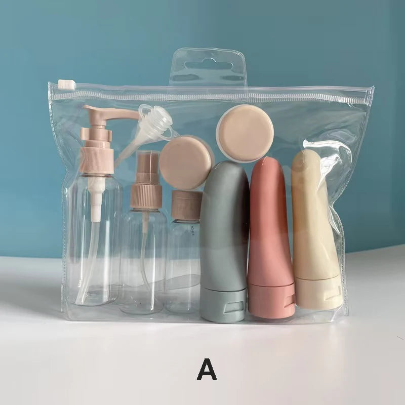 11-Piece Refillable Travel Bottles Set – TSA-Approved Mini Containers
