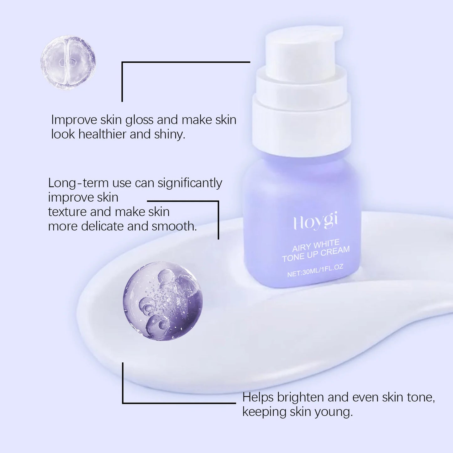 HOYGI Skin Brightening Moisturizing Cream Gently Care Firming Soft Skin Moisturizing Moisturizing Translucent Skin Care Cream Peaceful Pleasures Health and Wellness