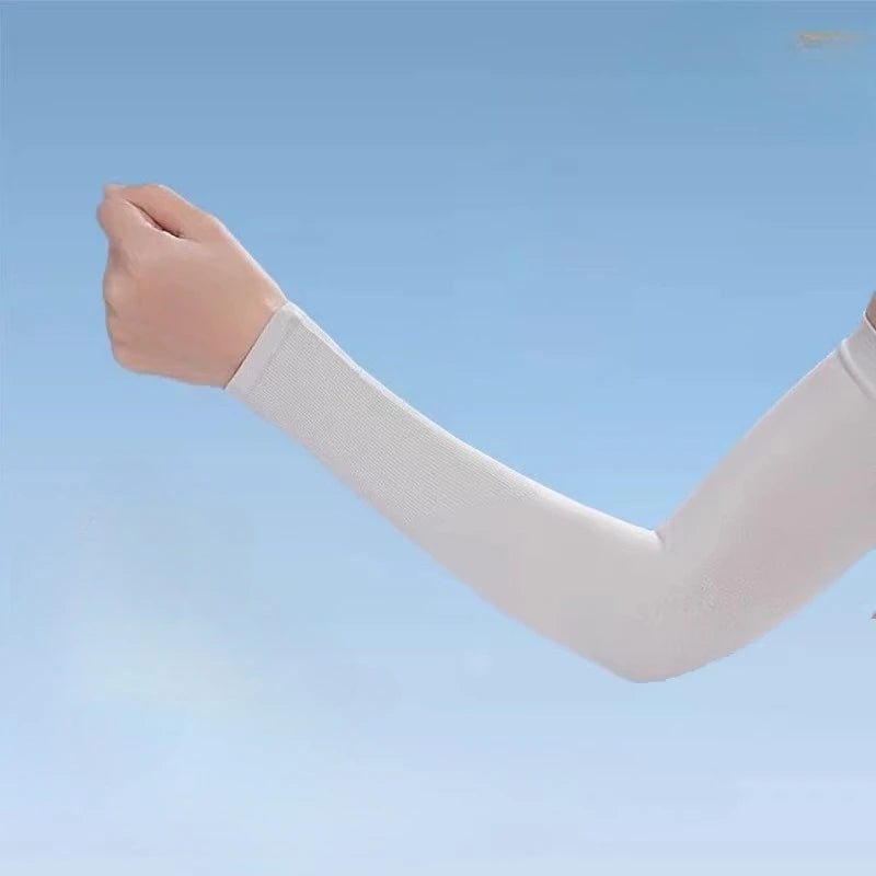 Outdoor Sports Arm Sleeve for Sun Protection and Cooling Suitable for Both Men and Women and Can Shield The Arms From The Sun Peaceful Pleasures Health and Wellness Gray