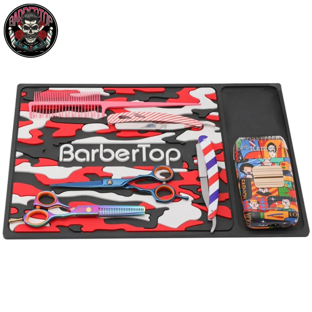 Salon Silicone Magnetic Waterproof Table Mat Hairdresser Scissor Combs Storage Cushion Barbershop Professional Tools Accessories Peaceful Pleasures Health and Wellness