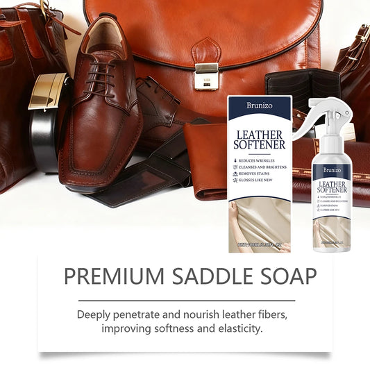 Leather Care Product,Softener For Stiff Leather Jackets,Deeply Moisturizes And Softens Leather,High-End Leather Accessory Care Peaceful Pleasures Health and Wellness Default Title