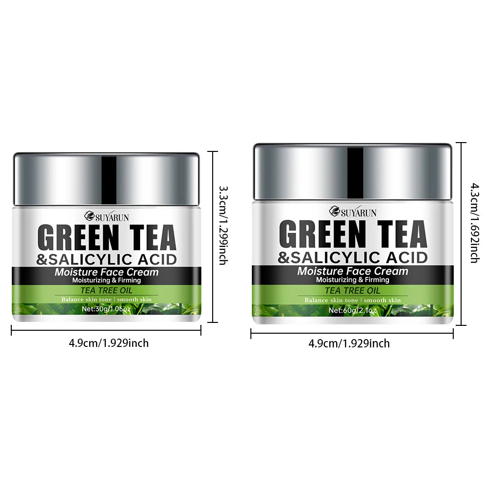 SUYARUN Plant squalane Camellia green tea Cream, hydrating anti-aging moisturizer, natural skin care for dry and sensitive skin. Peaceful Pleasures Health and Wellness
