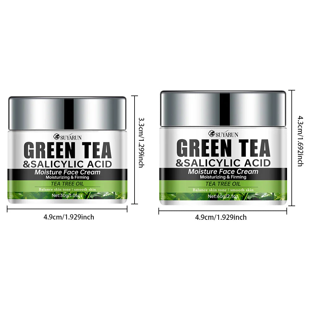 SUYARUN Squalane Camellia Green Tea Cream | Face Moisturizer