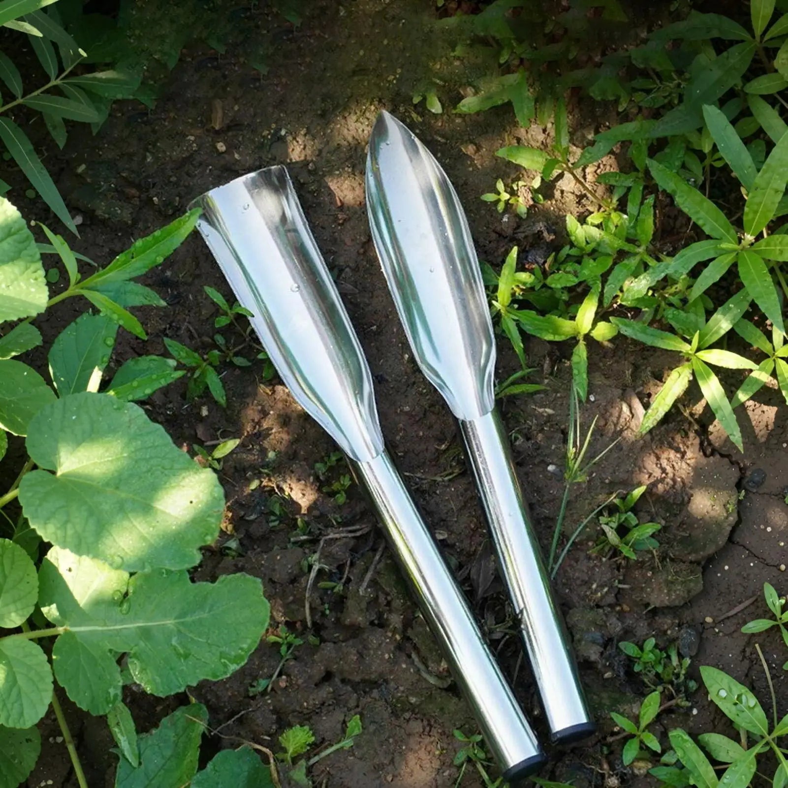 Soil Scoop Stainless Steel Planting Digging Tool Garden Scoop For Outdoor Yard Lawn Patio Balcony Farm Orchard Greenhouse Peaceful Pleasures Health and Wellness