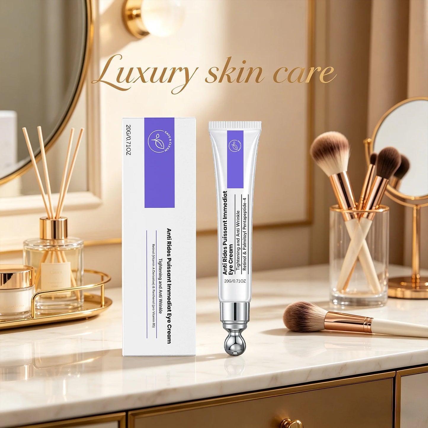 Retinol Eye Cream – Anti-Wrinkle, Firming & Moisturizing 20g Retinol Eye Cream Peaceful Pleasures Health and Wellness
