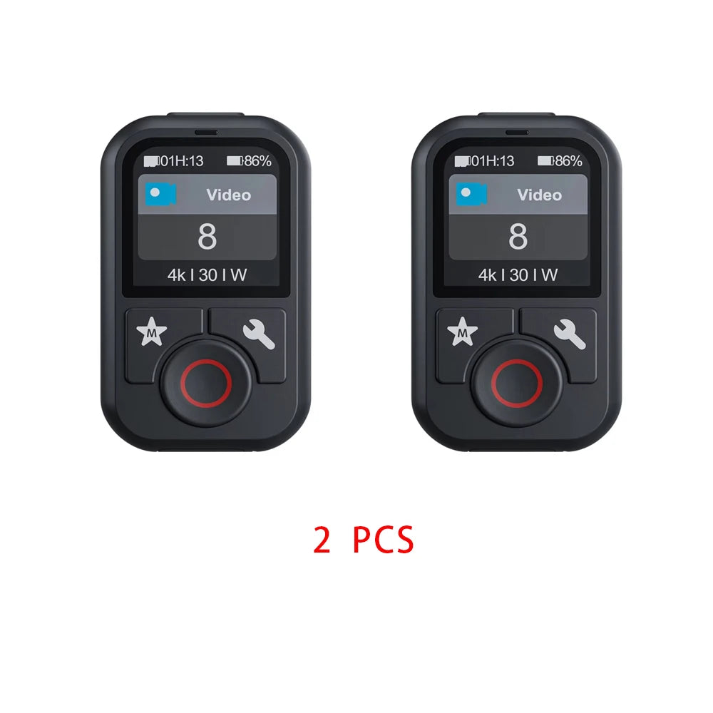 TELESIN Waterproof Bluetooth Remote Control for GoPro Hero13 12 11 10 9 8 Max With Wrist Strap for Action Camera Accessories Peaceful Pleasures Health and Wellness 2 pcs with box