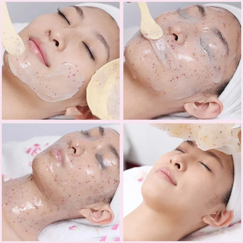 Rose Collagen Hydro Jelly Mask Powder – Peel-Off DIY Facial