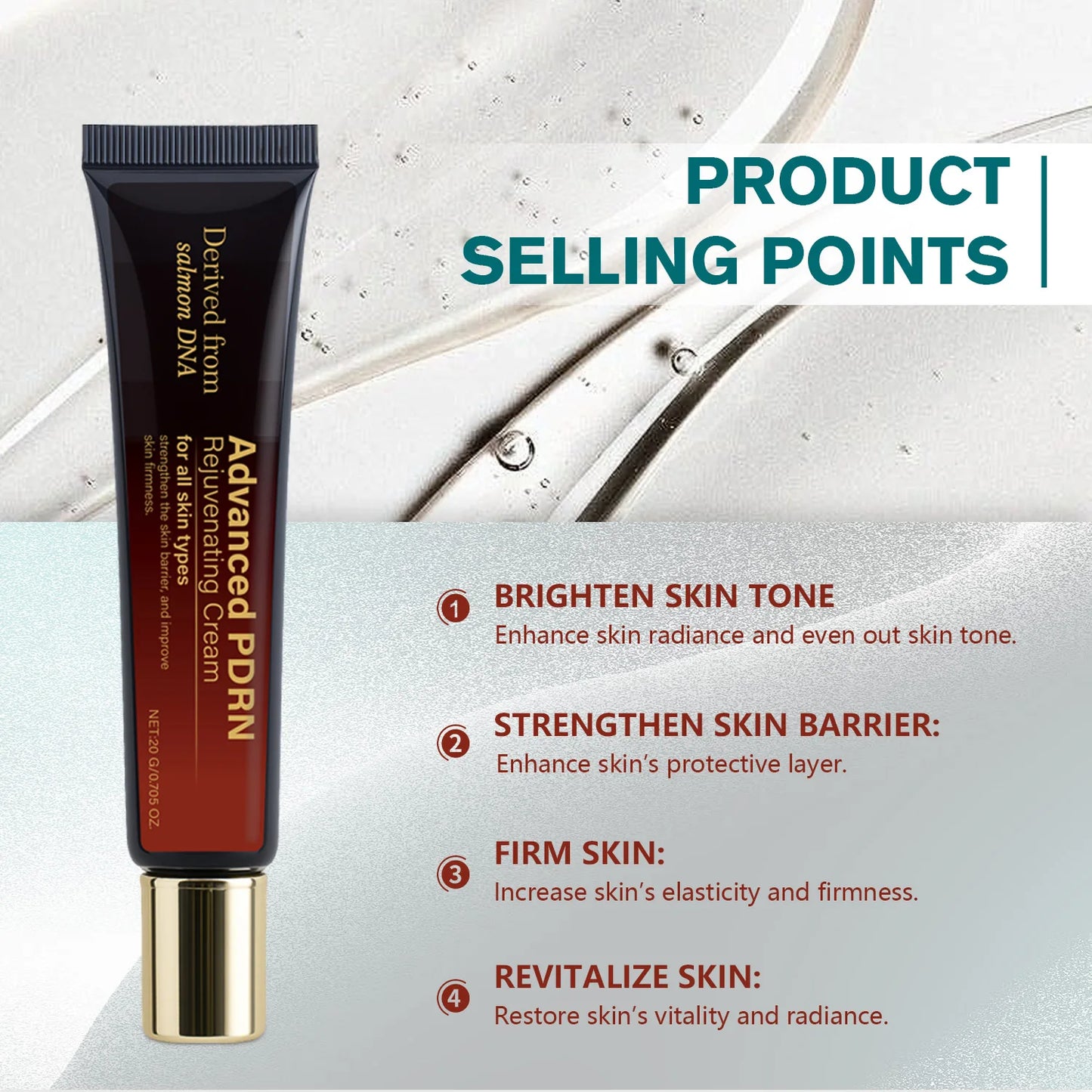 SAUVASINE PDRN Salmon DNA Rejuvenating Face Cream 20g