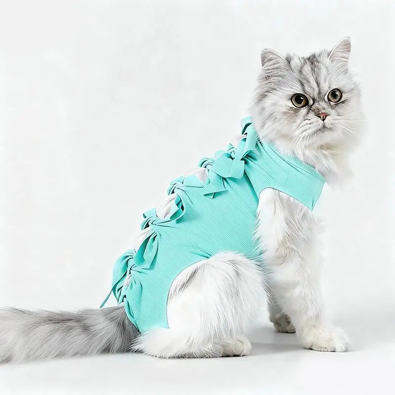 Cat Recovery Suit – Post-Op Anti-Licking Protective Clothing