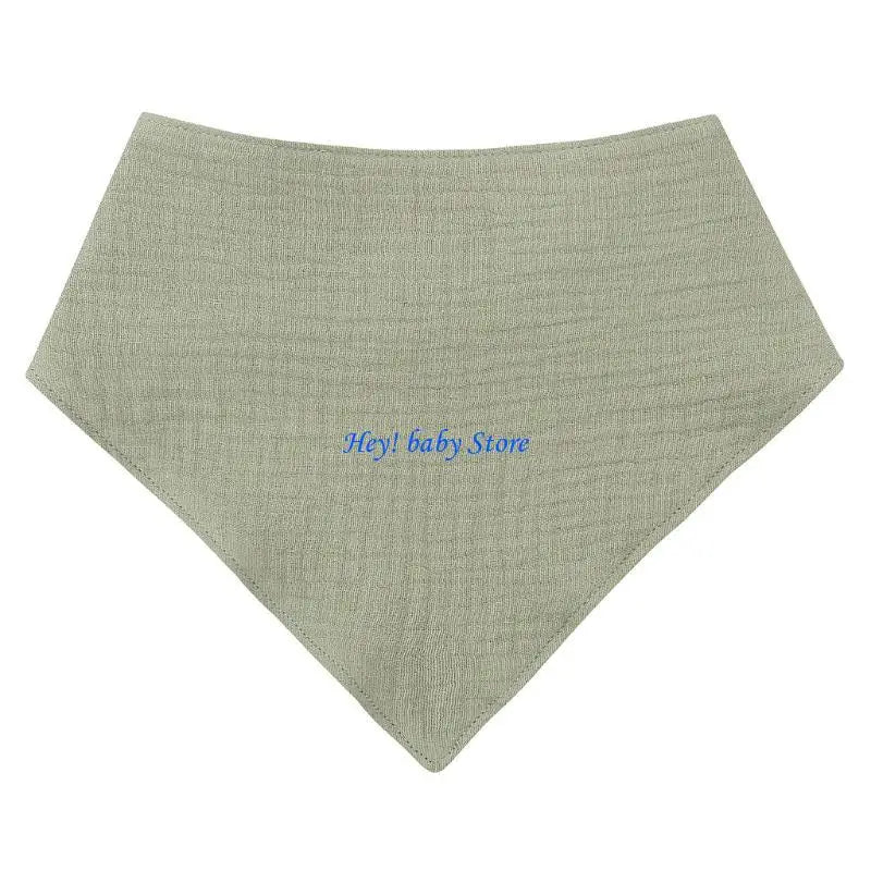 Soft Cotton Baby Feeding Bib Burp Cloth & Bandana Scarf 0-1Y