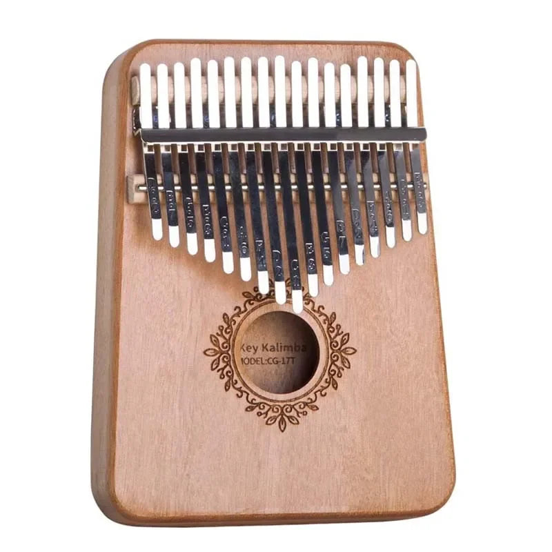Kalimba 17 Keys Thumb Piano Wood Mahogany Mbira Body Afircan Sanza