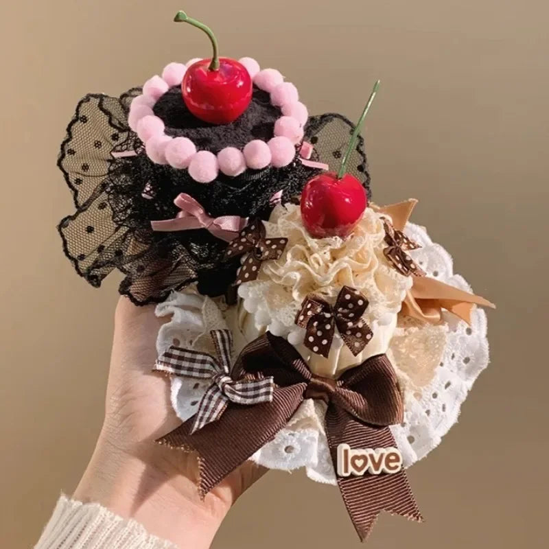 Little Girl Cake Hairpin Creative Birthday Atmosphere Headband Fashionable Children's Birthday Party Baby Hairpin Hair Accessory Peaceful Pleasures Health and Wellness