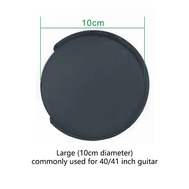 Silicone Guitar Sound Hole Cover – Noise & Feedback Reducer Guitar Accessory Peaceful Pleasures Health and Wellness Large-10cm