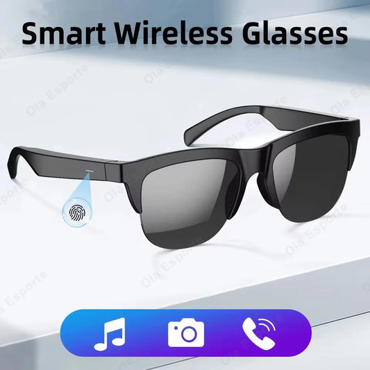 Smart Glasses Bluetooth Call Music Control Wireless Fashion Earbuds Gift Earbuds for Men Women Outdoor Sports Sunglasse 2026 New Peaceful Pleasures Health and Wellness