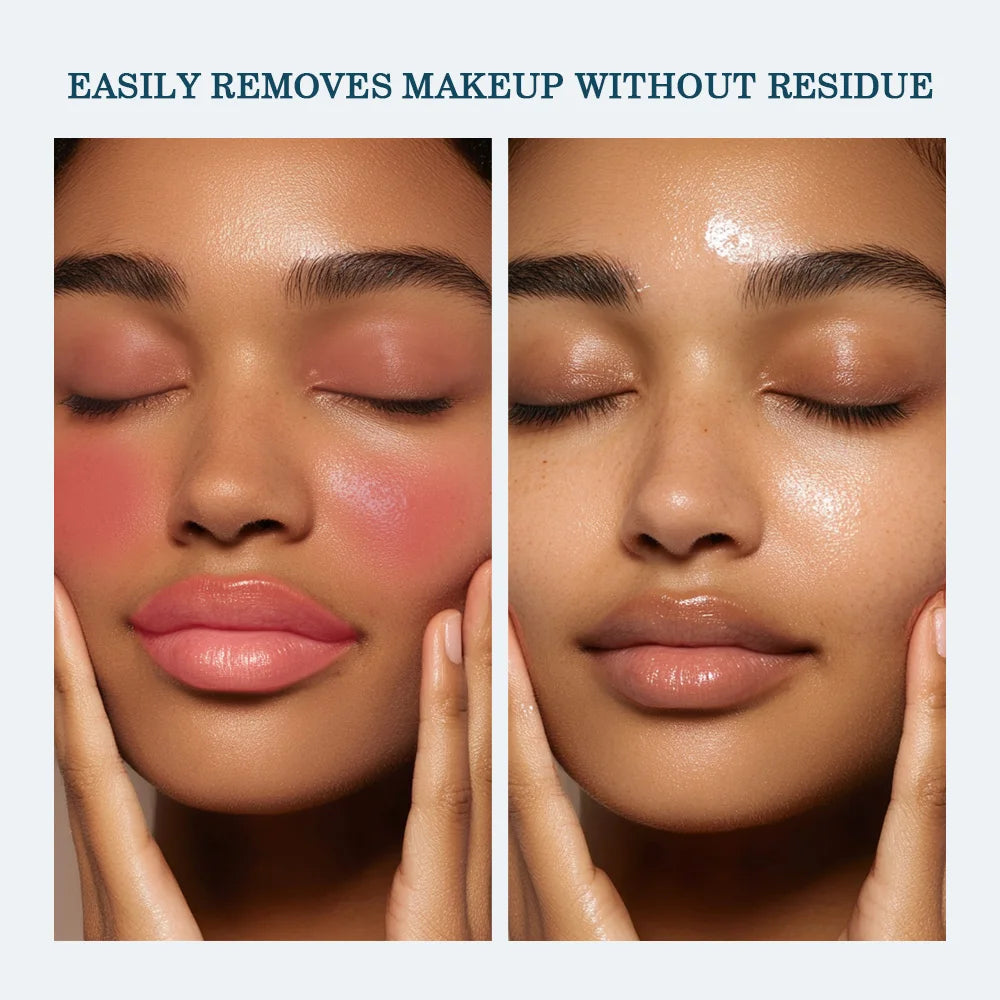 Rose Flavor Collagen Cleansing Balm Nourishing Cream Makeup Remover Mild Non-irritating Moisturizing Non-greasy Cleansing Balm Peaceful Pleasures Health and Wellness