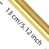 Stainless Steel/Brass Acupuncture Pen Manual Body Trigger Point Probe Deep Tissue Massage Dual Head Facial Reflexology Tools Peaceful Pleasures Health and Wellness