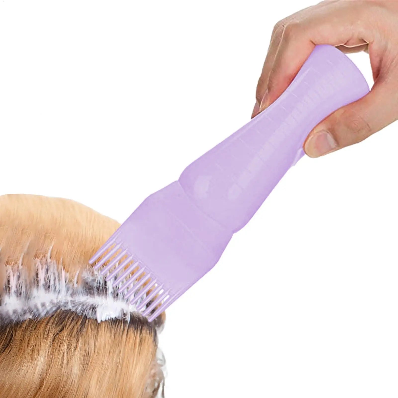 Hair Dye Applicator Comb Bottle — Precision Root Coloring, Travel-Friendly | Professional Peaceful Pleasures Health and Wellness