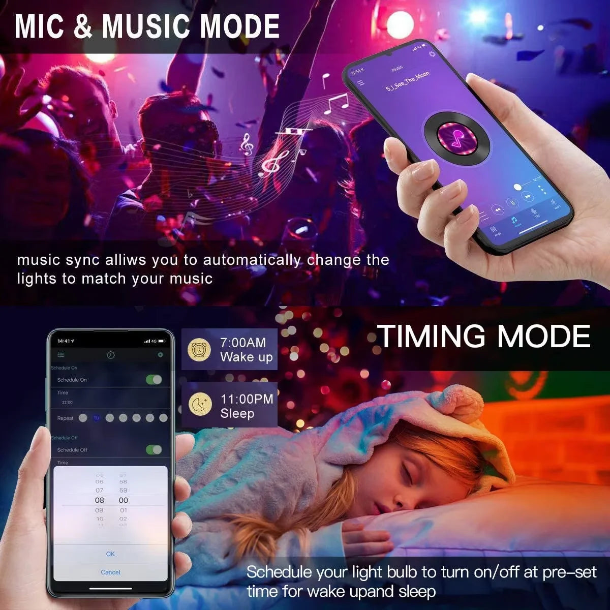 RGB LED Strip Light TV Backlight | Game Room Holiday Décor