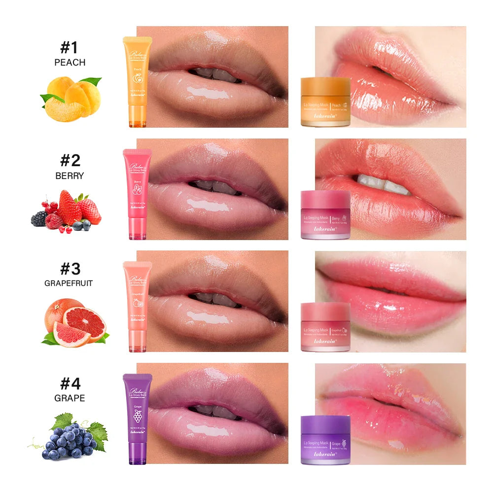 Lip Balm & Overnight Lip Mask Set | Nourishing 2-Pc Duo