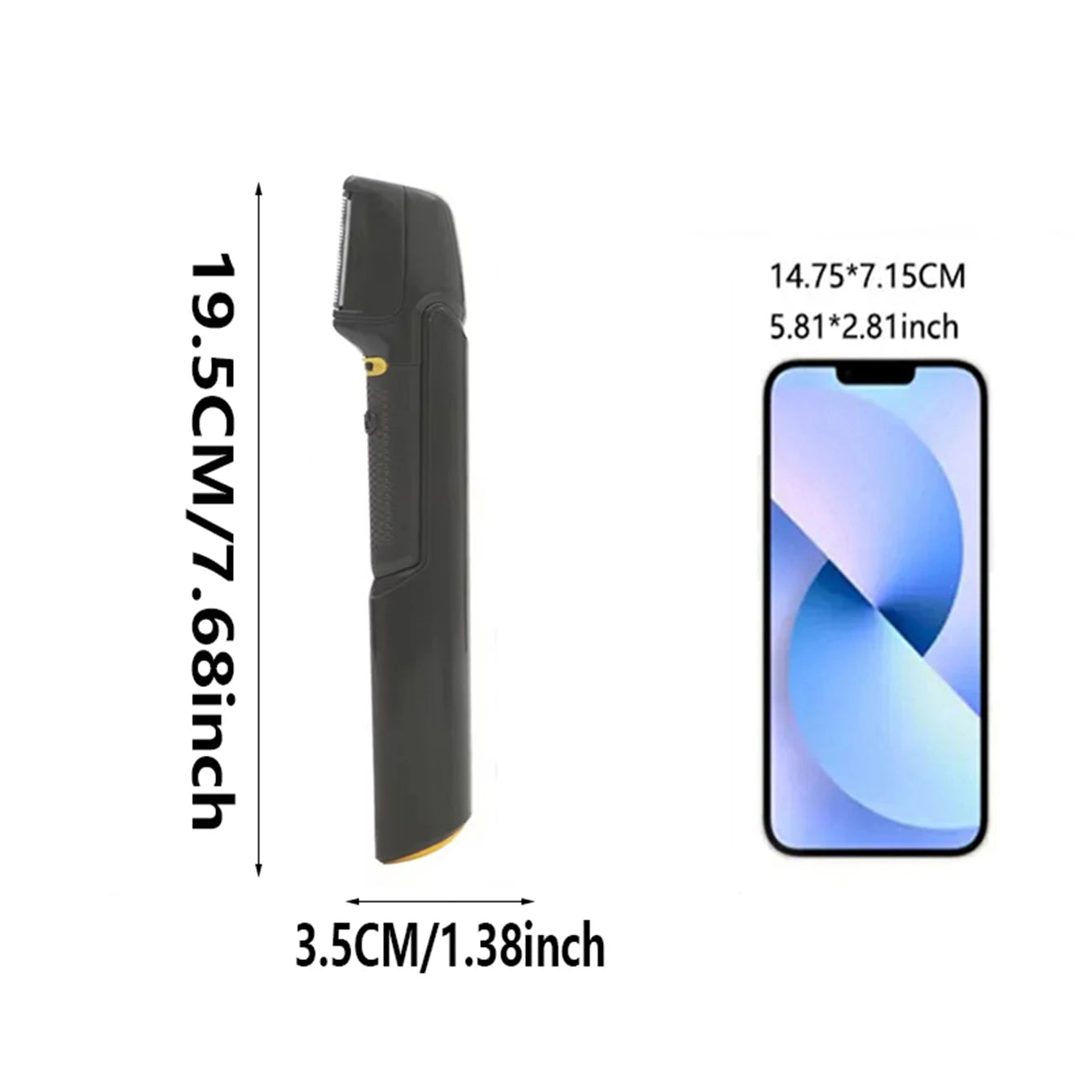 Men's USB charging electric shaving kit - ABS plastic handheld household extendable body hair trimmer beauty set Peaceful Pleasures Health and Wellness
