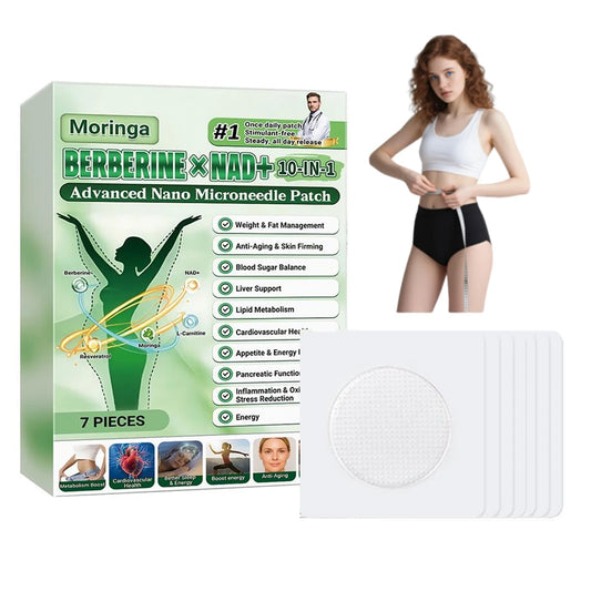 10-in-1 Nano Microneedle Patch Natural Gentle Patches Moisturizing Skin for Women Men Firming Nano Microdarts Patches 0.2mm Peaceful Pleasures Health and Wellness