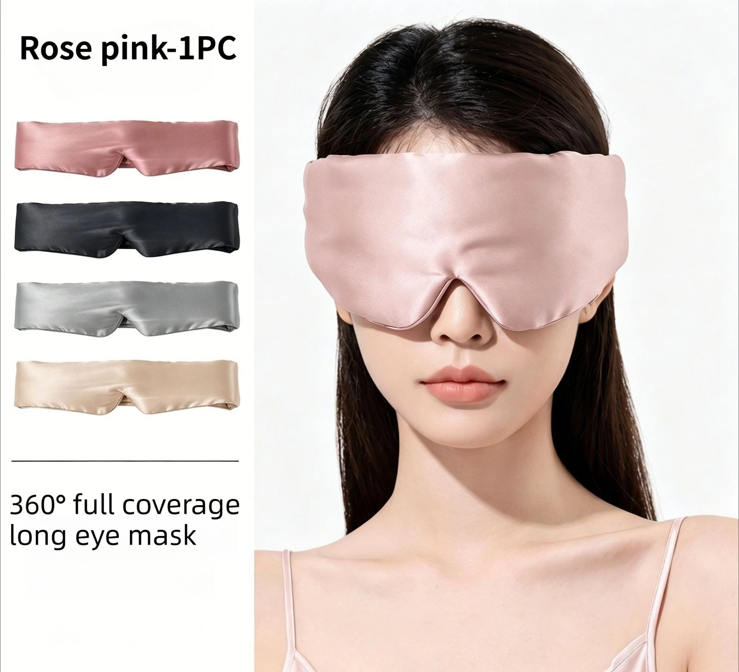 3D Mulberry Silk Sleep Mask – Total Blackout Eye Mask Unisex
